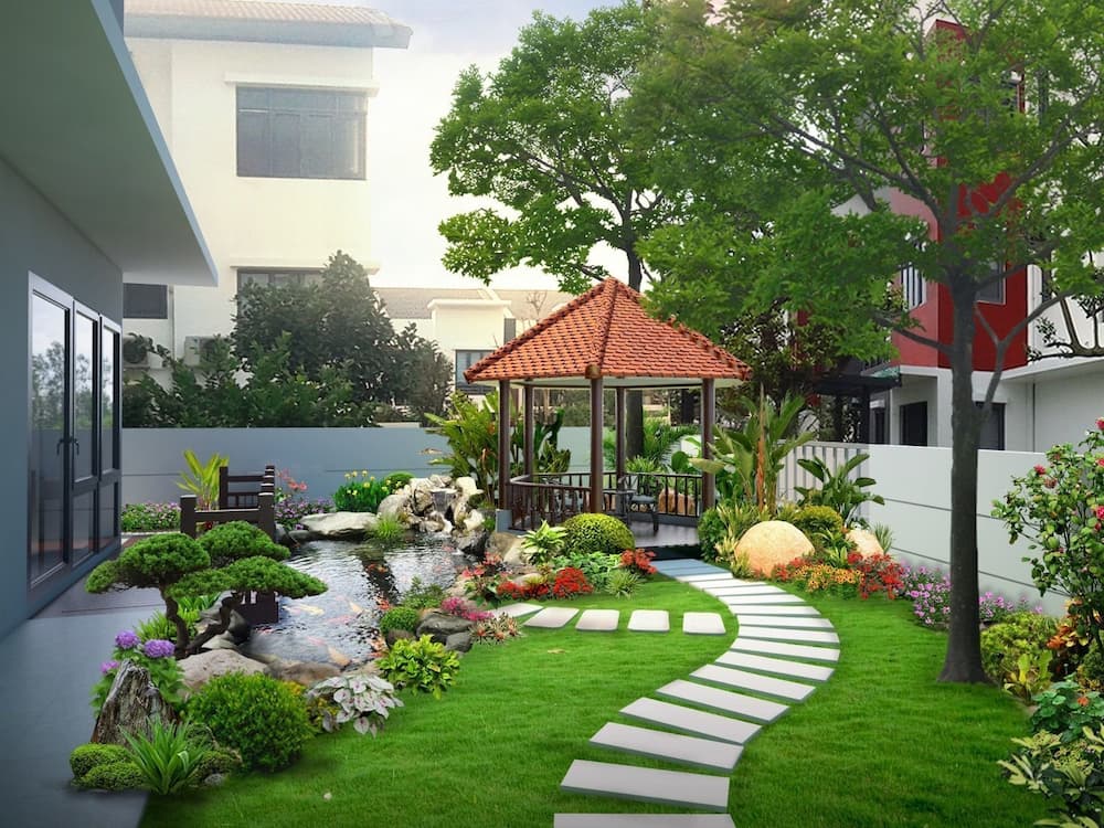 Top 31 Mẫu thiết kế biệt thự nhà vườn 1 2 3 tầng đẹp hiện đại  An Lộc