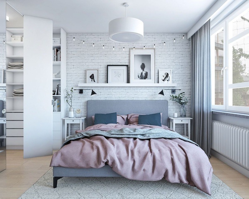 Thiết kế phòng ngủ theo phong cách Scandinavian bình dị, mộc mạc và ấm cúng