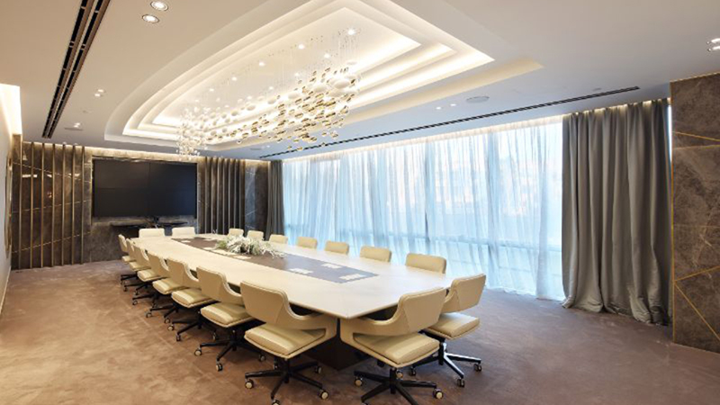 Gợi ý thiết kế phòng họp theo phong cách Luxury quý phái